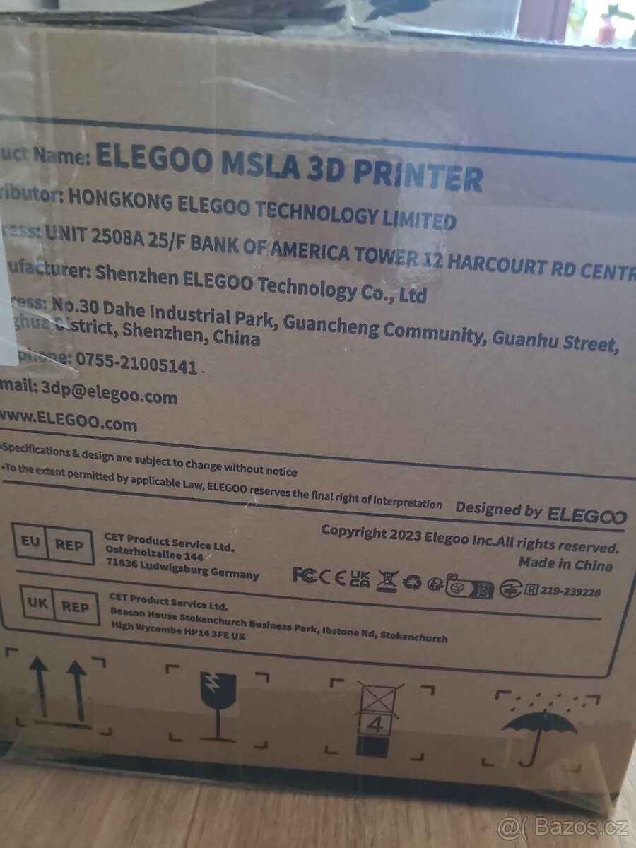 ELEGOO MSLA 3D tiskárna - 2