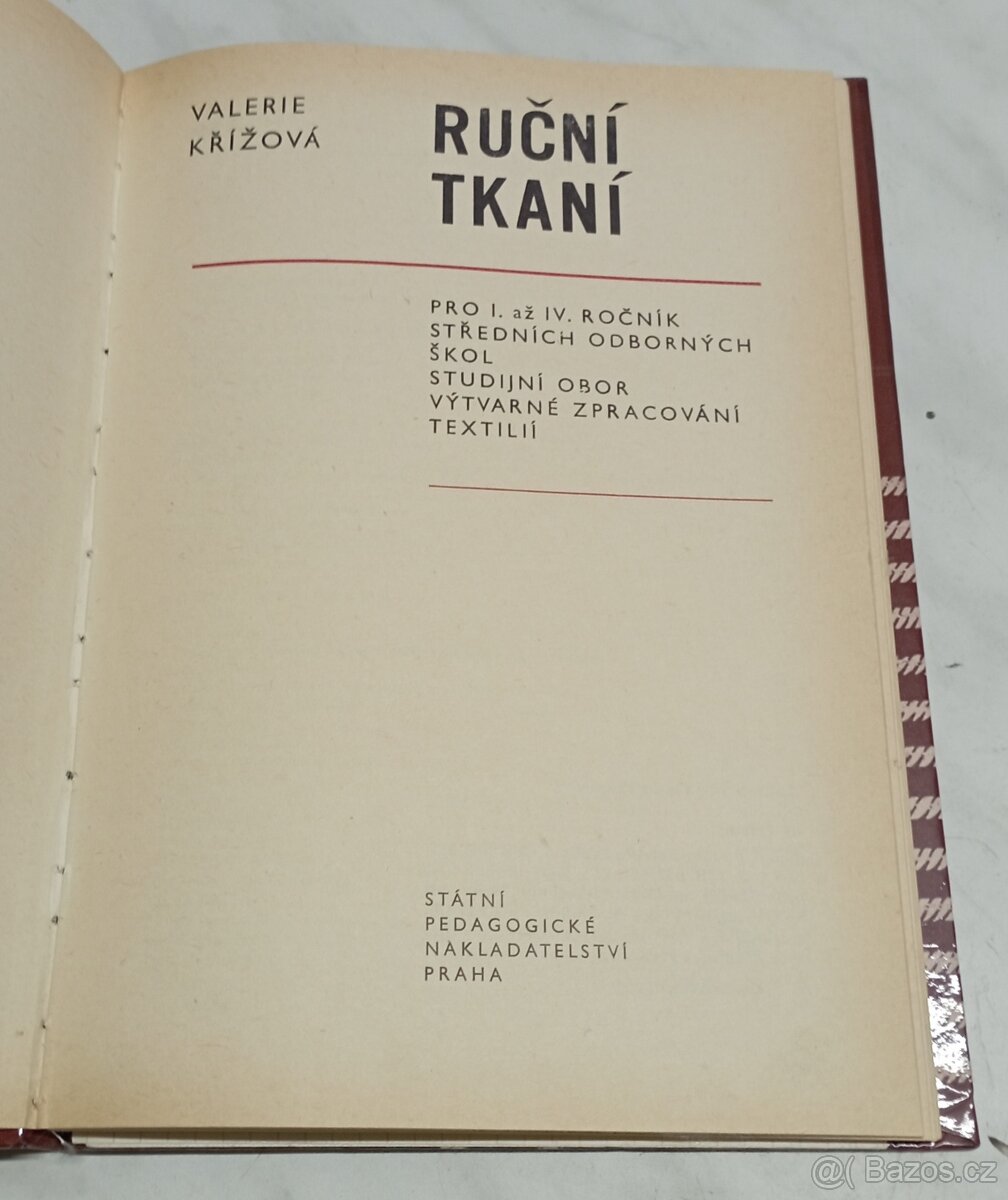 Kniha Ruční tkaní - 2
