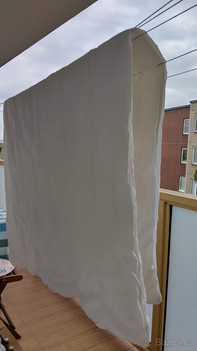 Prošívaná deka SCAN quik prací-bílá. - 2