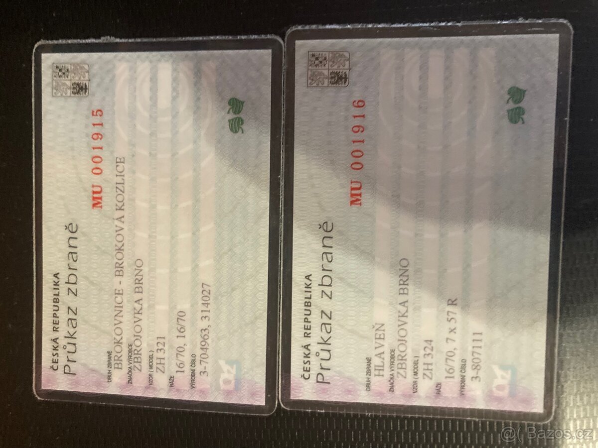 Brokovnice/kulobrok ZH - 2