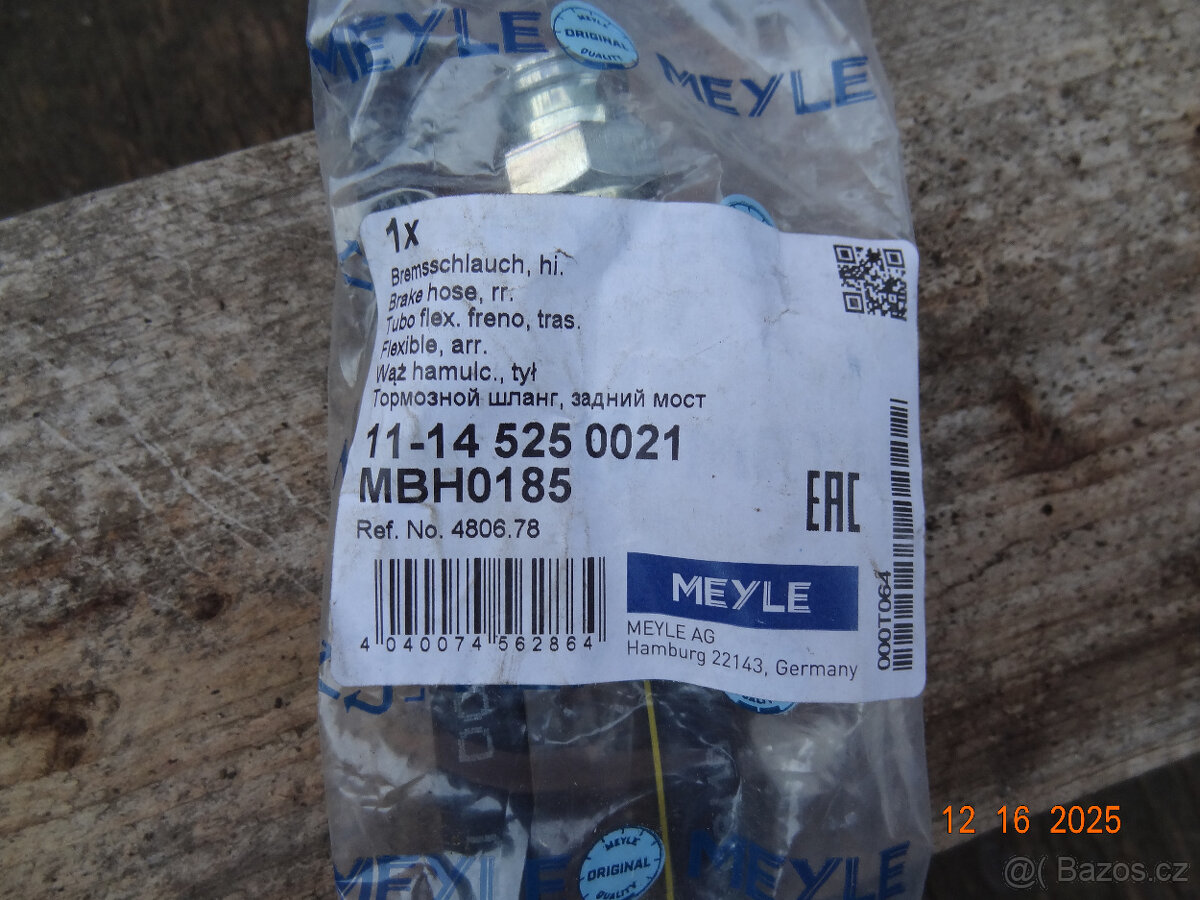 Brzdová hadice MEYLE 11-145250021 - 2