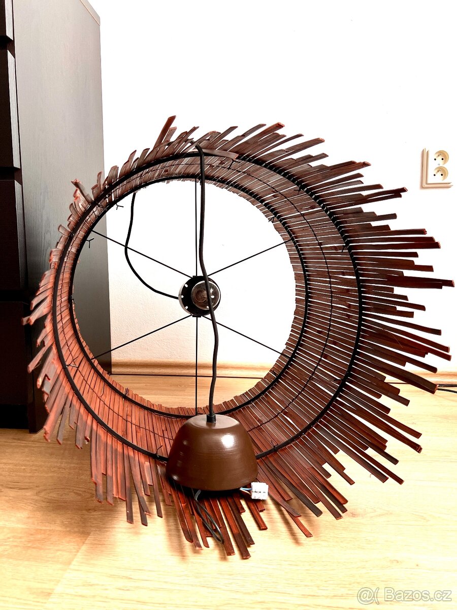 Bambusový lustr IKEA Rotvik - 2