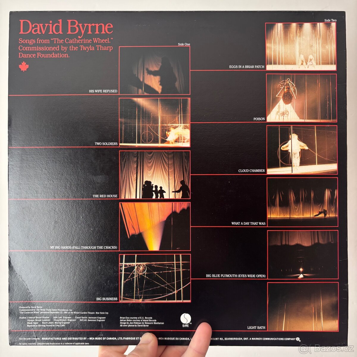 David Byrne — Catherine Wheel. LP - 2