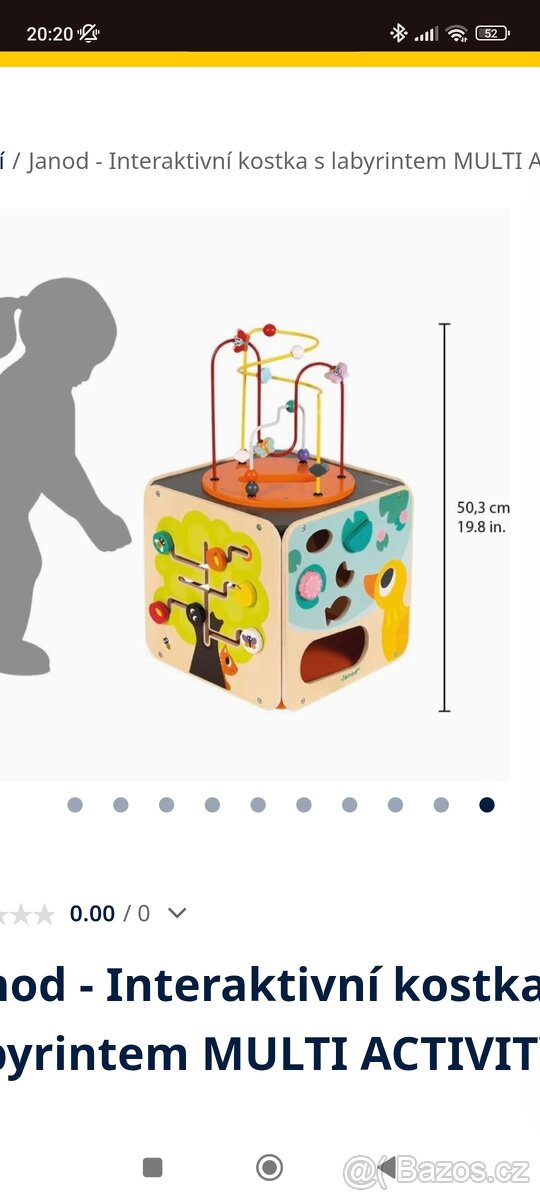 Janod - Interaktivní kostka - 2