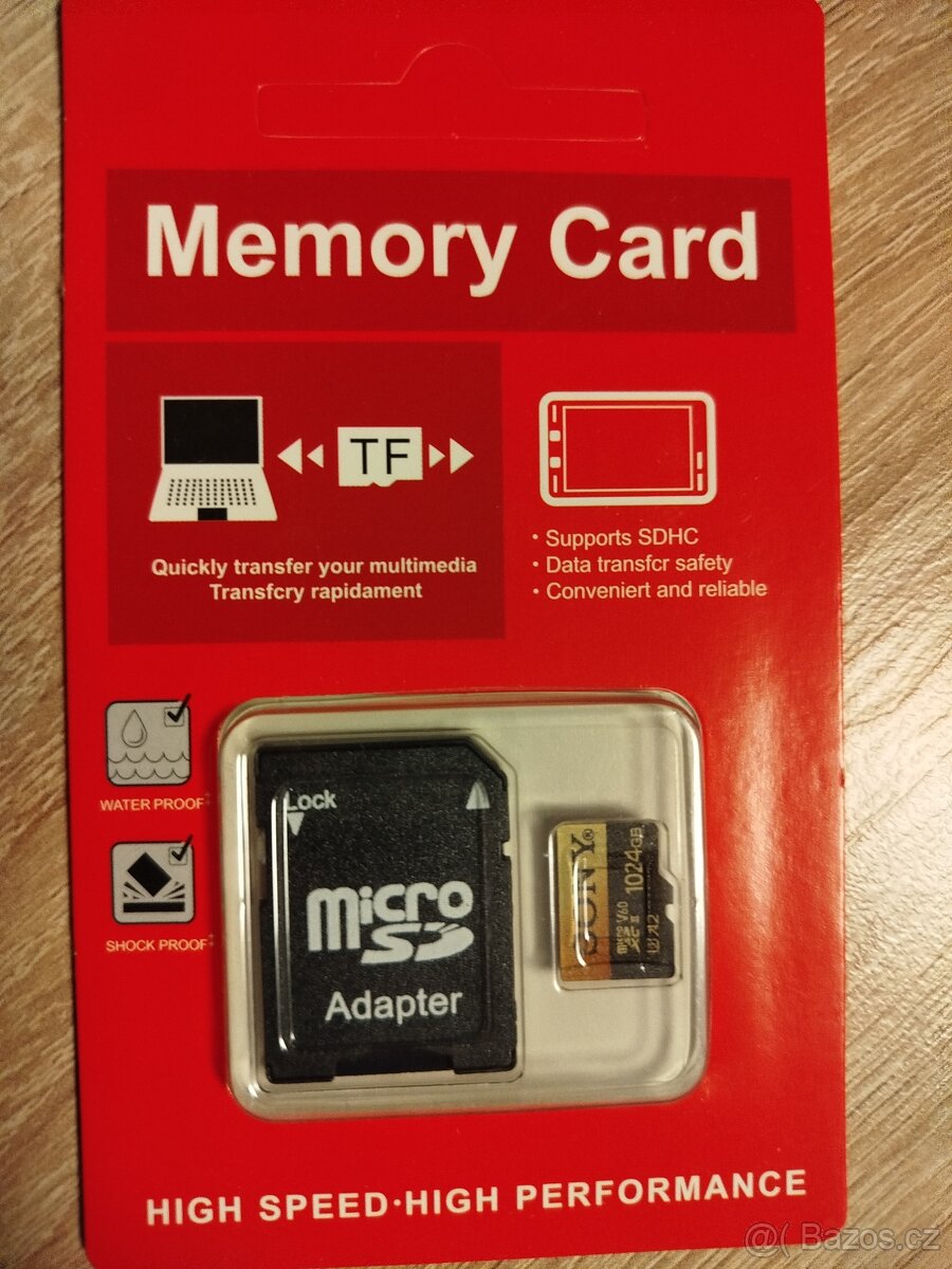 Micro SDXC karta 1TB, 1024GB - 2