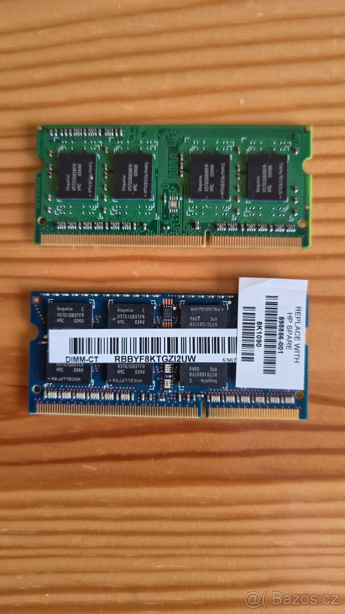 SODIMM, DDR3, 2x 2GB - 2