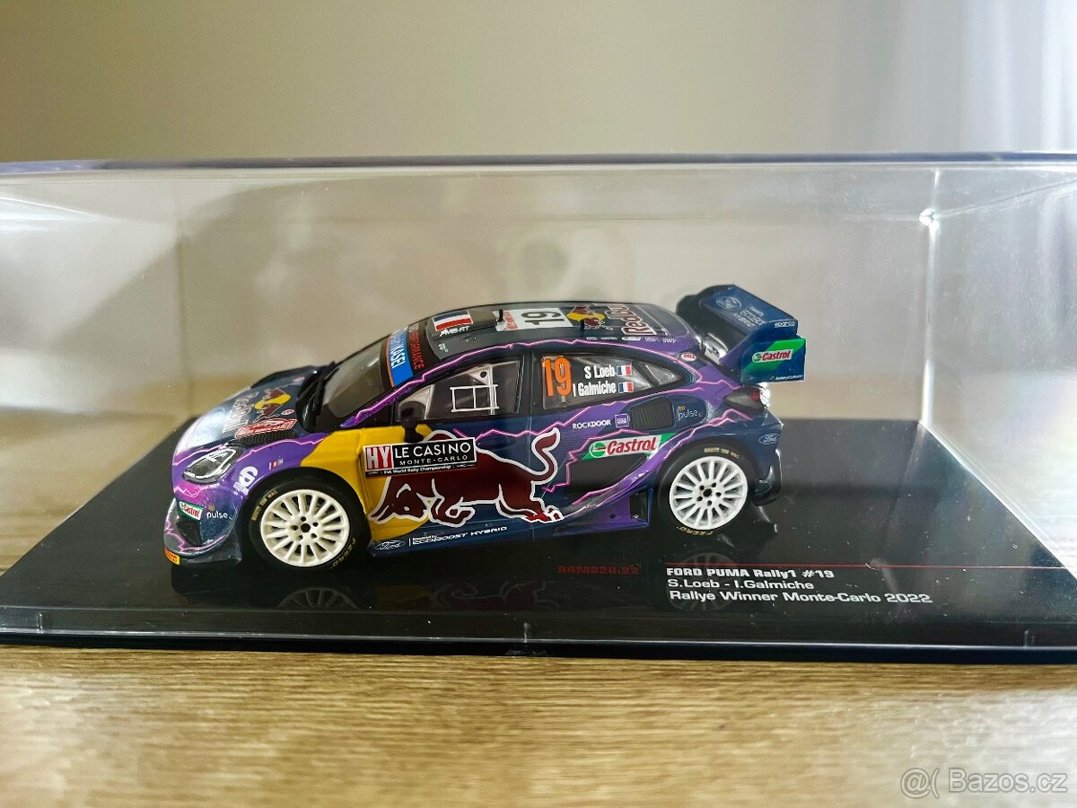Rally modely wrc Loeb 1:43 Ford - 2