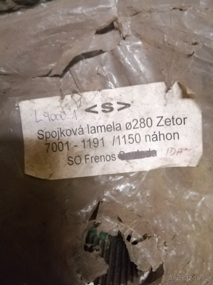 Zetor spojková lamela, brzdový pás - 2
