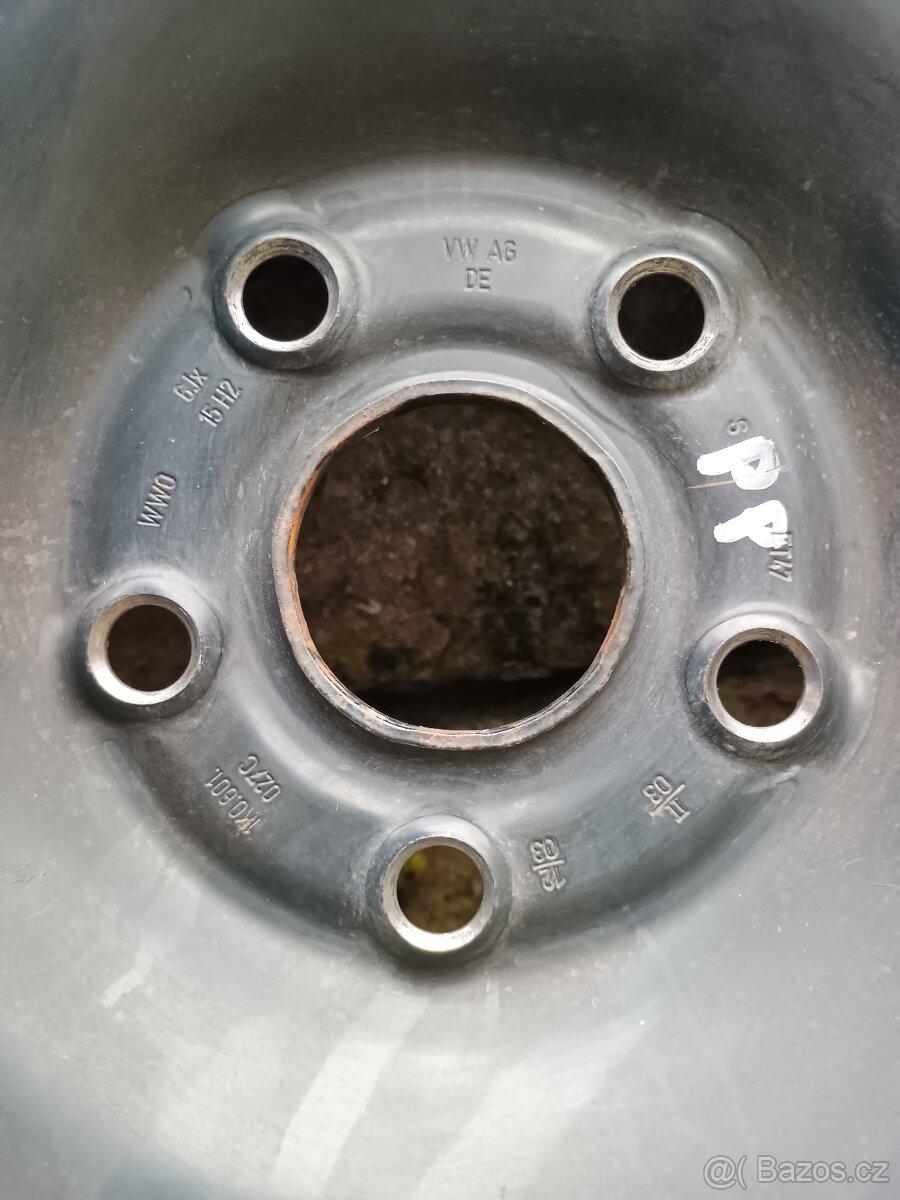 4x Plechové disky 15" - 2