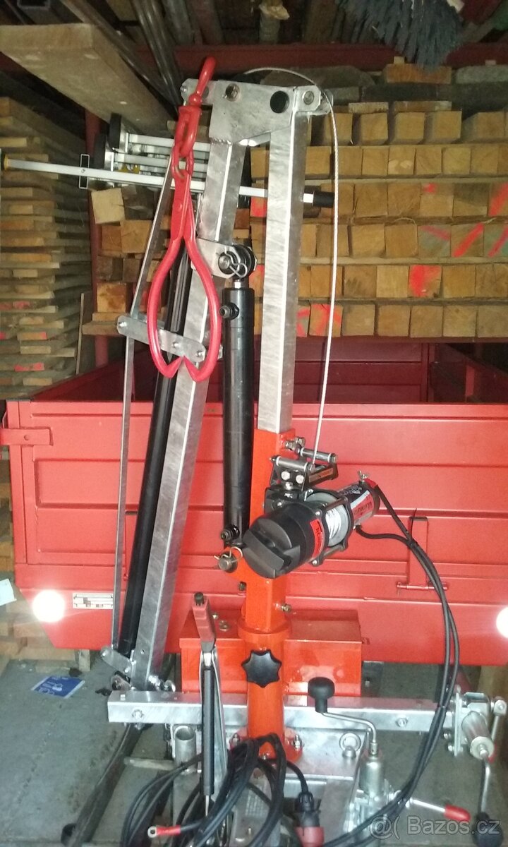 hydraulické rameno k malotraktoru na vlek - 2