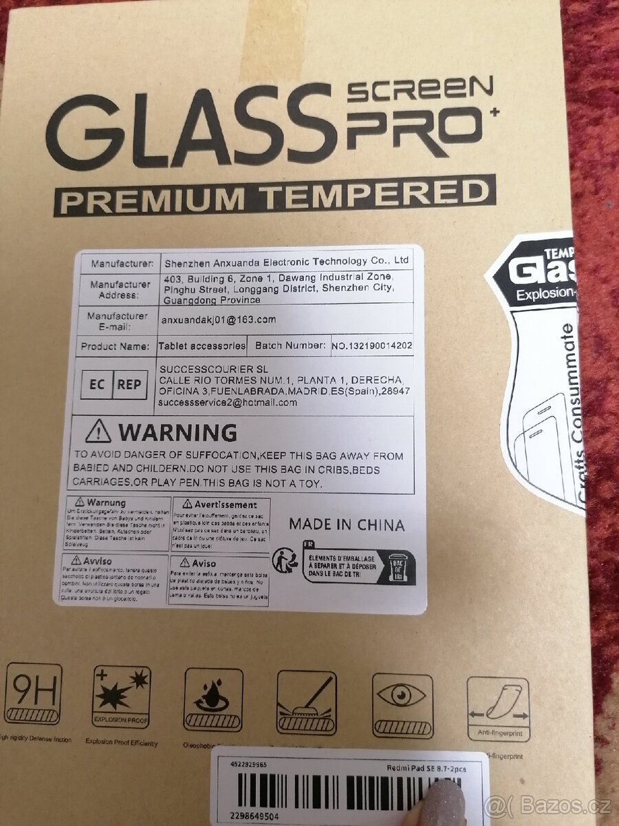 Sklo na tablet Xiaomi Redmi Pad SE 8.7 - 2