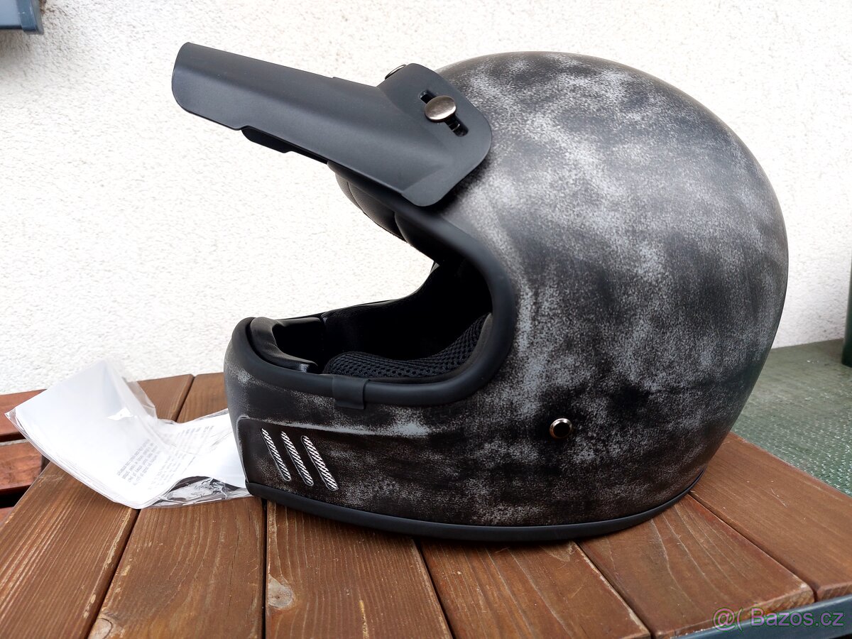 Moto přilba W-TEC Retron - Rusty Grey, M (57-58) - 2