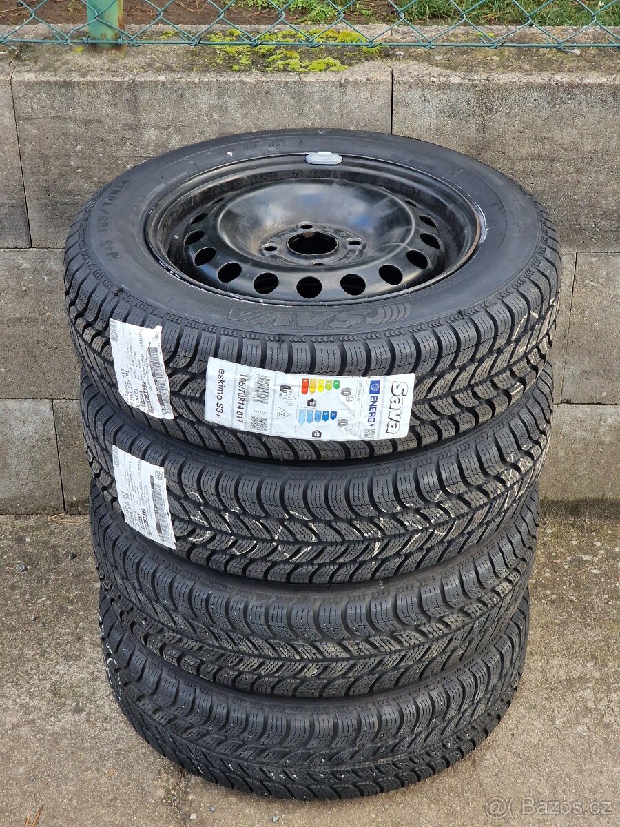 165/70/14 Zimní kola Škoda Citigo nebo VW UP - 2