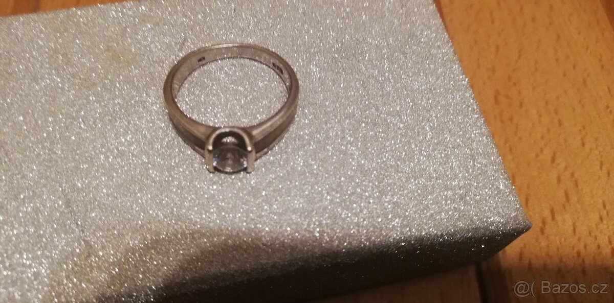Stříbrný prsten velikosti 50 - 2