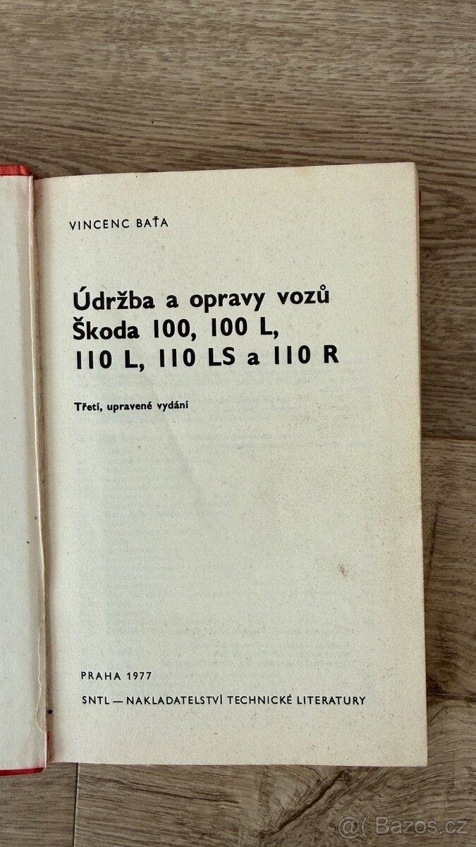 Údržba a opravy vozů ŠKODA 100, 100L, 110L, 110LS, 110R - 2