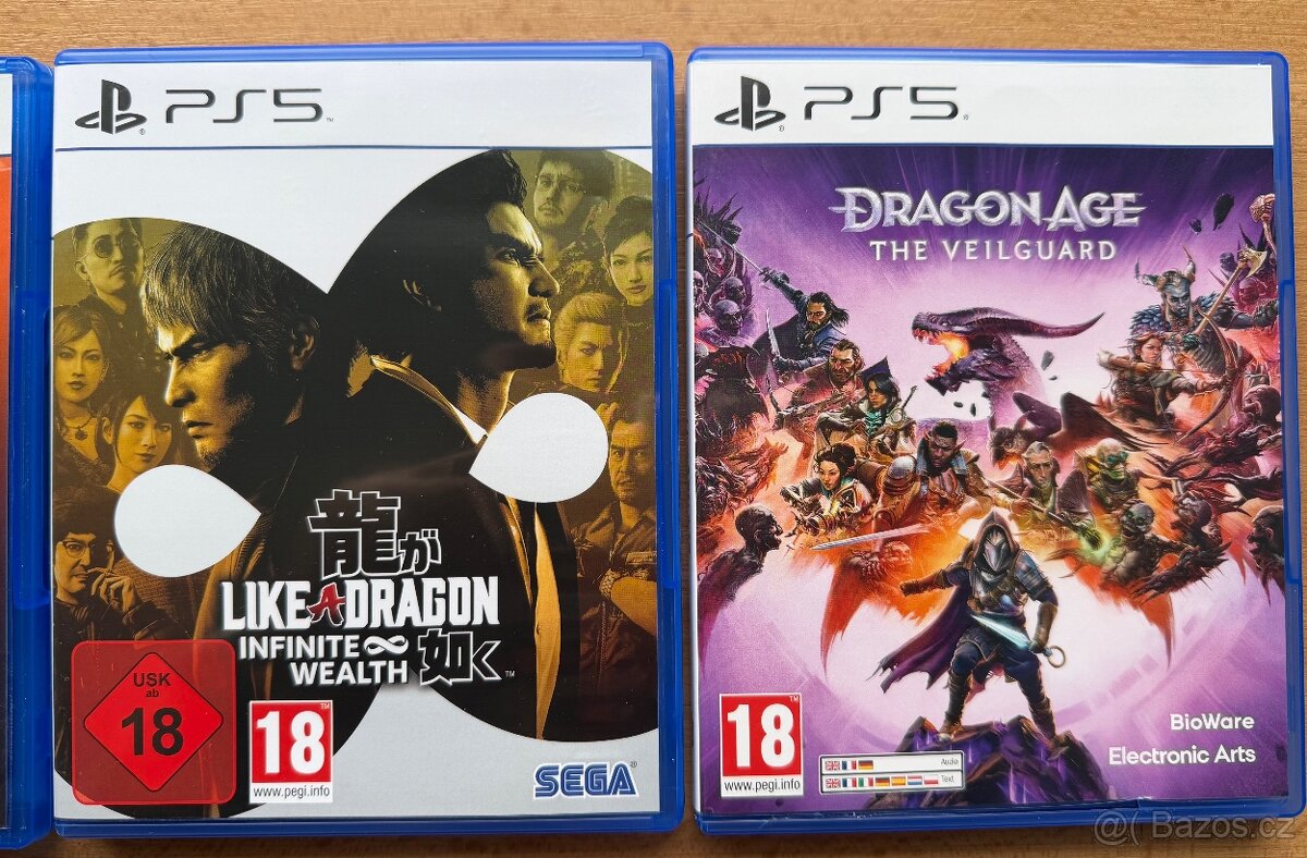 Hry na PlayStation 5, 4, 3 - 2