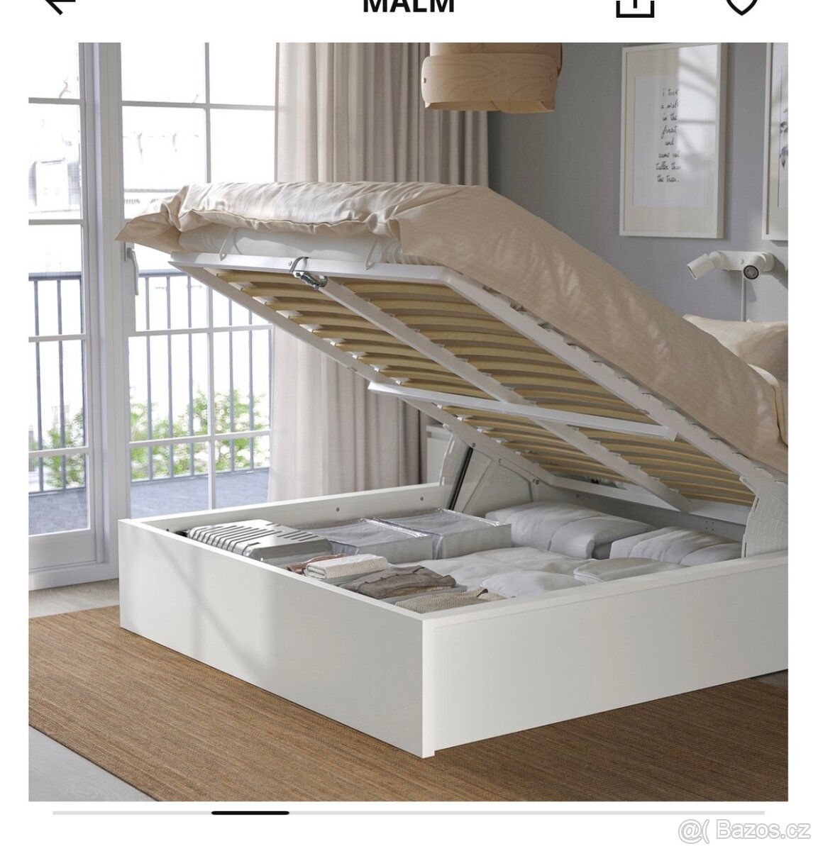 Postel MALM Ikea 180x 200 - 2