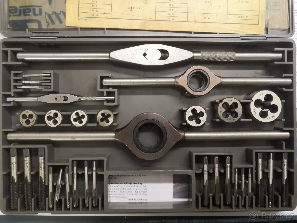 P:sada závitníků narex M1 - 2