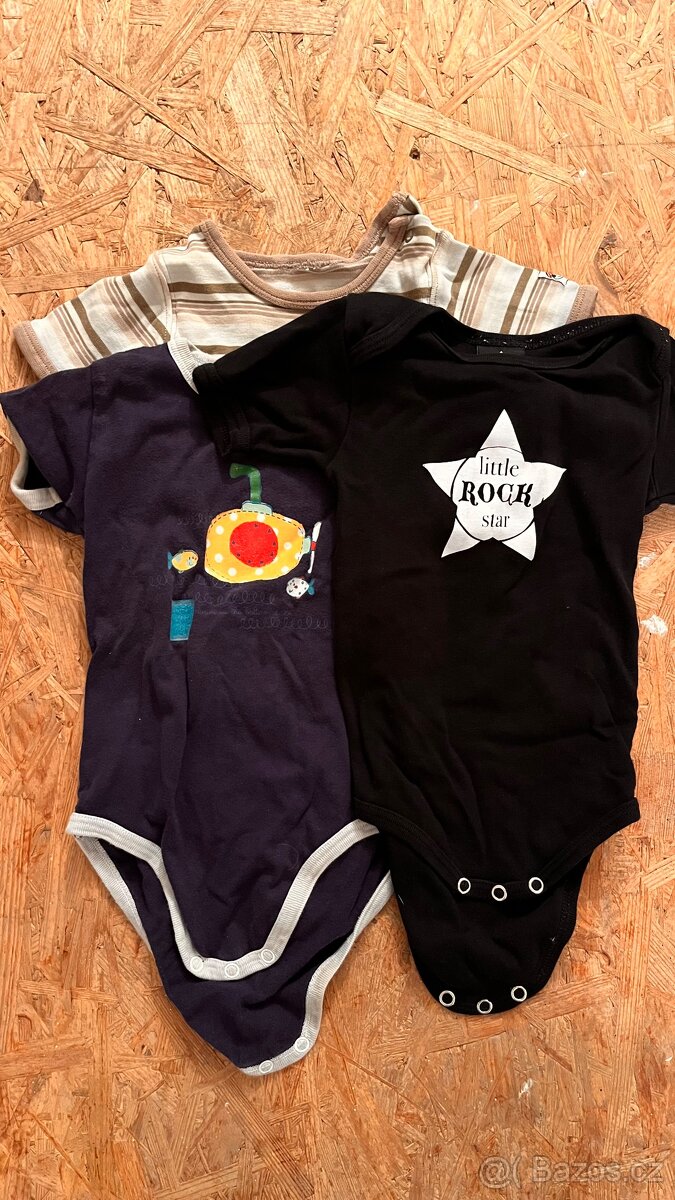 Velký set 74-80, 9-12 měs, modrý - 2