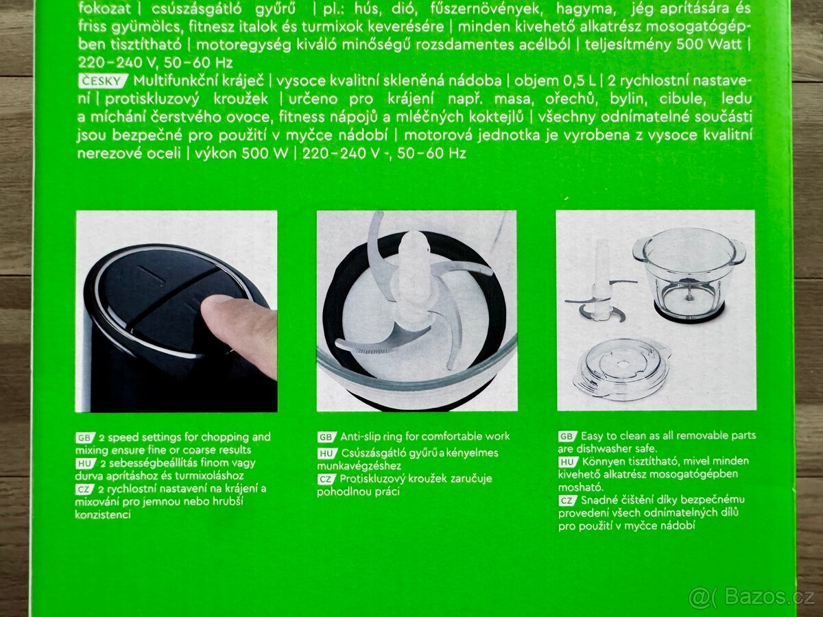 Elektrický kuchyňský sekáček Multi Chopper Vivess - 2