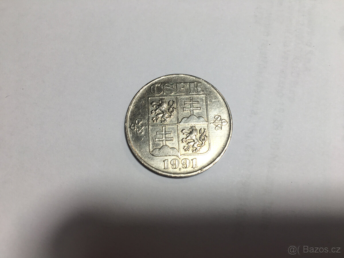 Mince 5Kč-1991. - 2