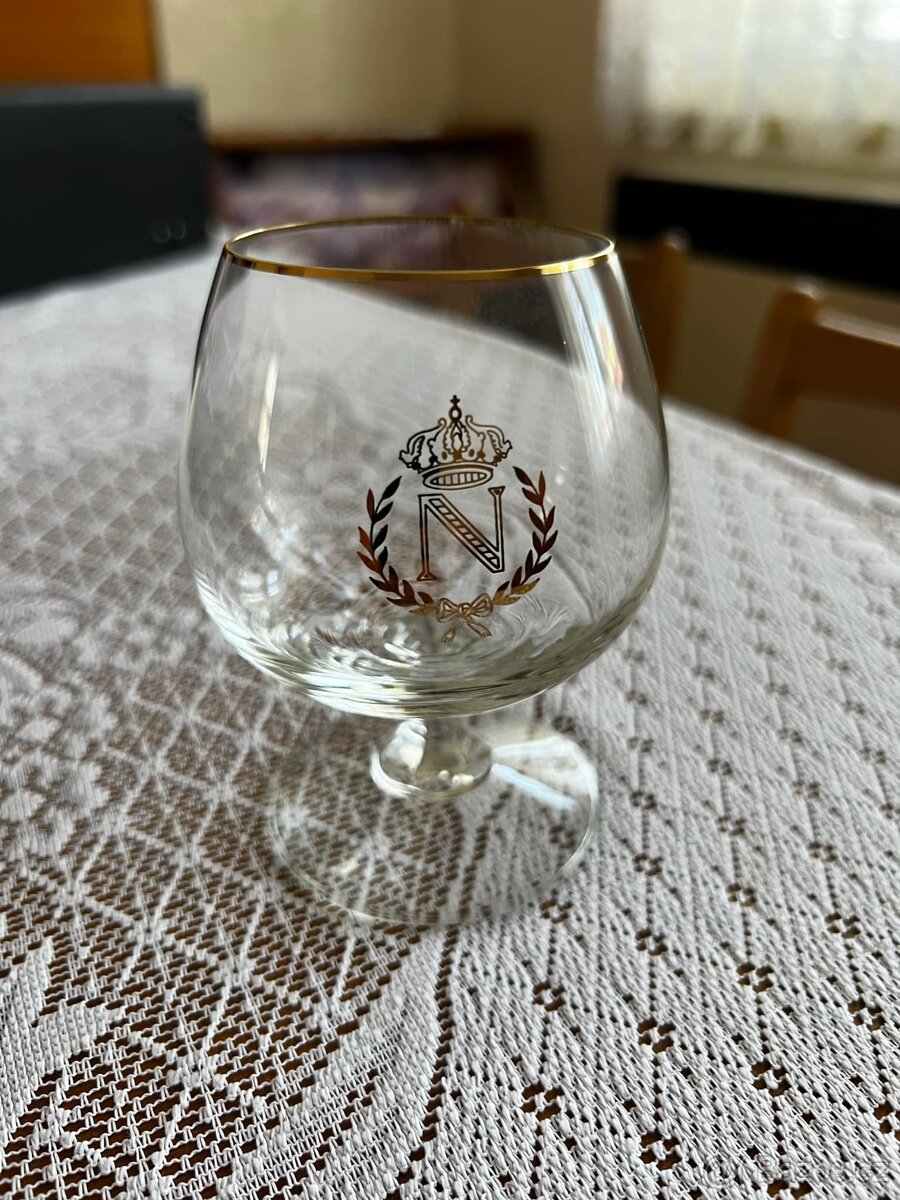 Staré skleničky na koňak (napoleonky) - 8 kusů - 2