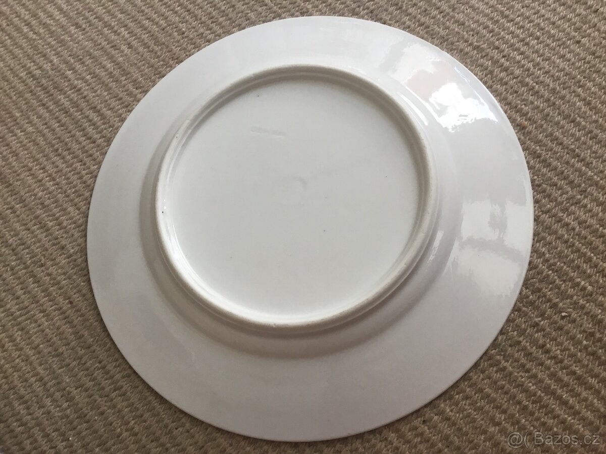 dobovy talir 2 druhy, hrnicek fialky - 2