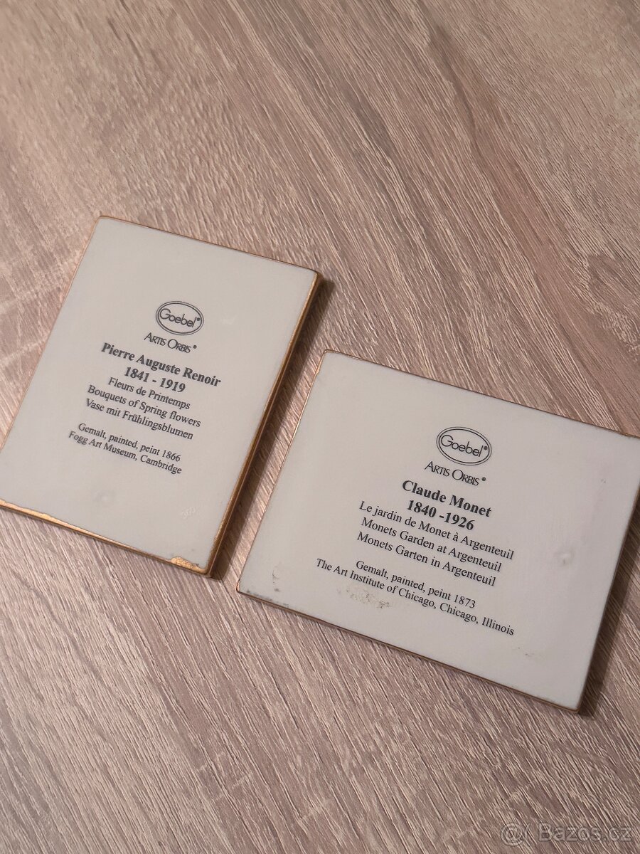 Sada porcelánových miniatur Goebel Artis Orbis – Renoir & Mo - 2