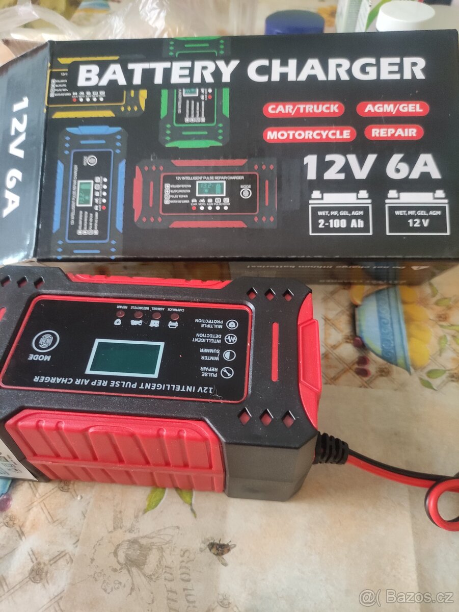 Nabíječka na auto baterie. - 2