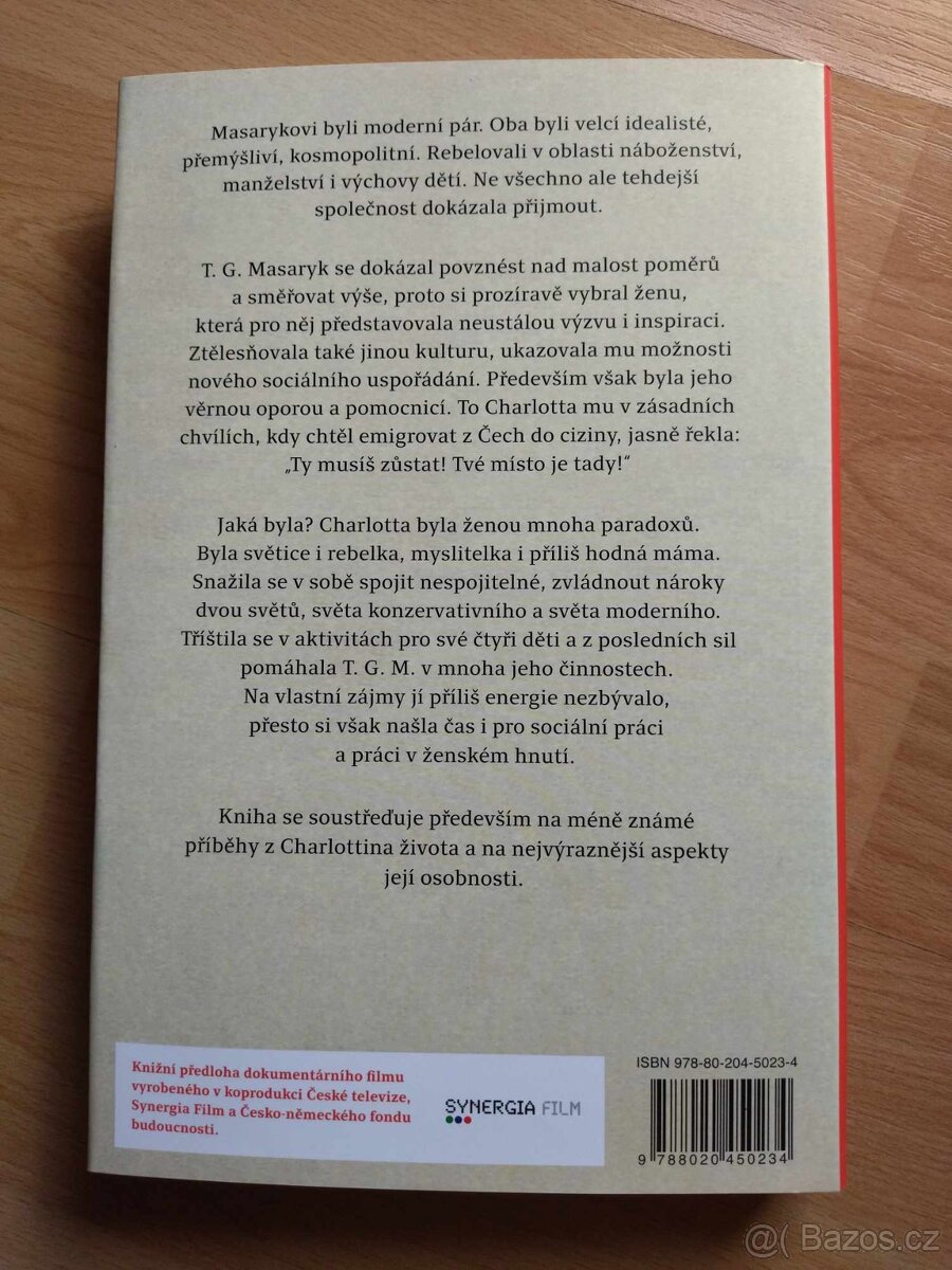 Charlotta - žena T. G. M. - 2