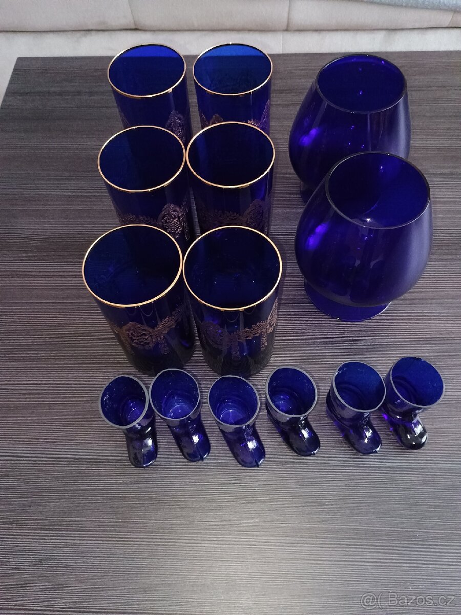 Modré sklo - 2
