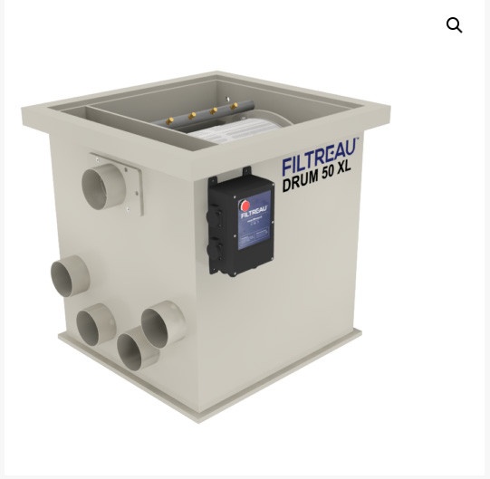 Jezírková filtrace - bubnové combifiltry - 2