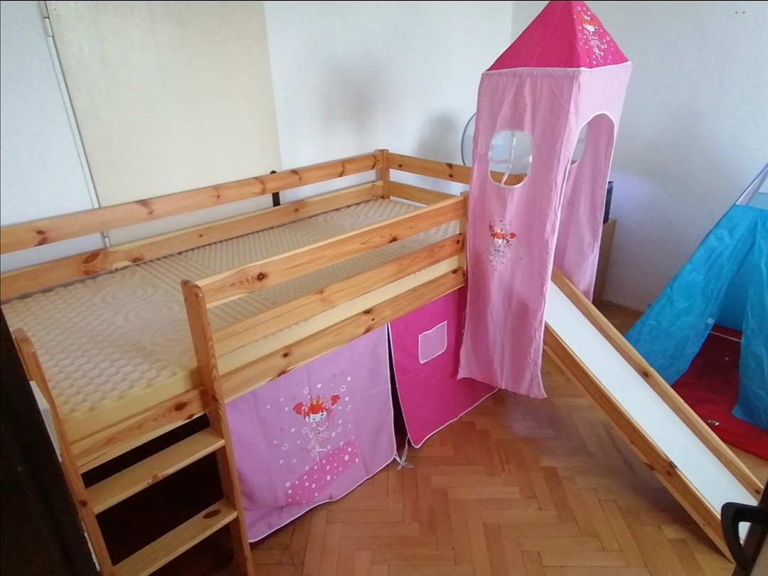 Dětská Dívčí holčičí postylka postel - 2