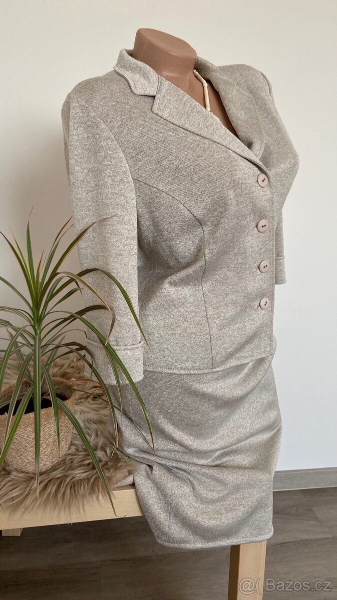 Dámský handmade sukňový kostýmek vel.M/L - 2