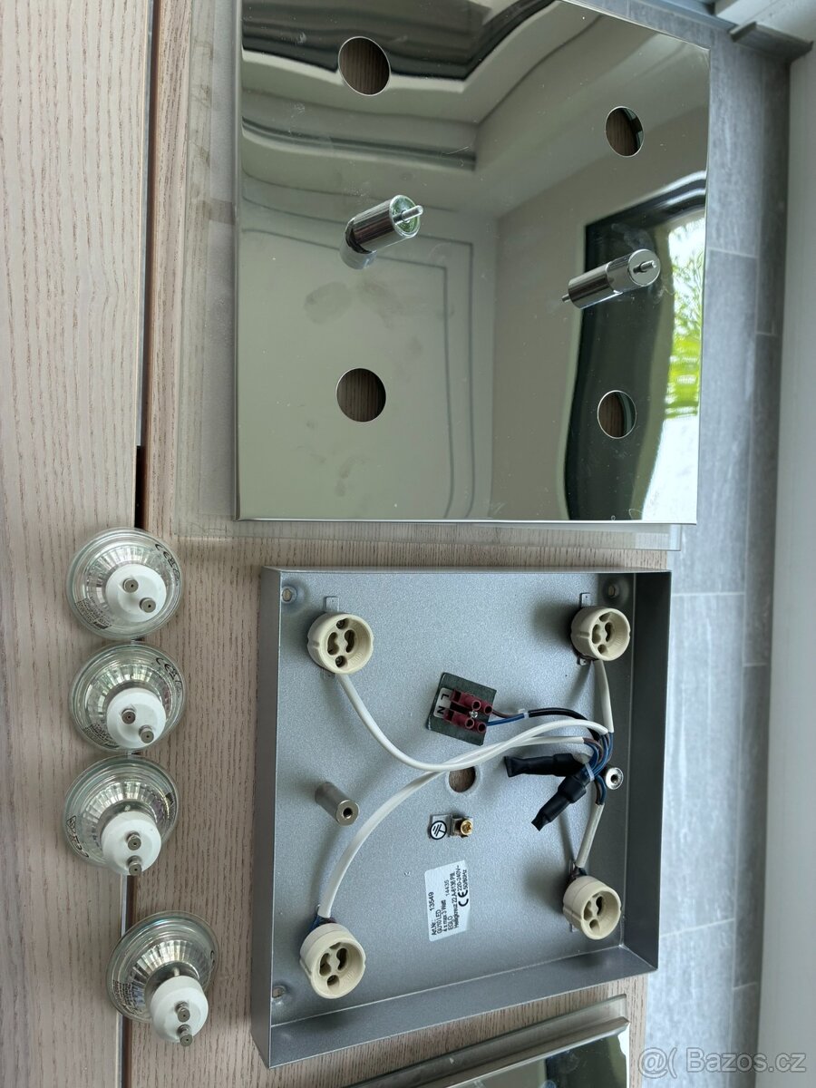 Stropnice, čtvercové světlo - sada 3ks - 2