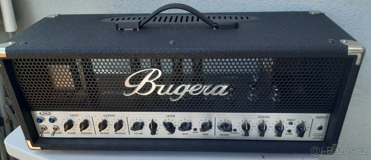 Kyt. zesilovač Bugera - LAMPOVÁ HLAVA BUGERA 6262 - 2