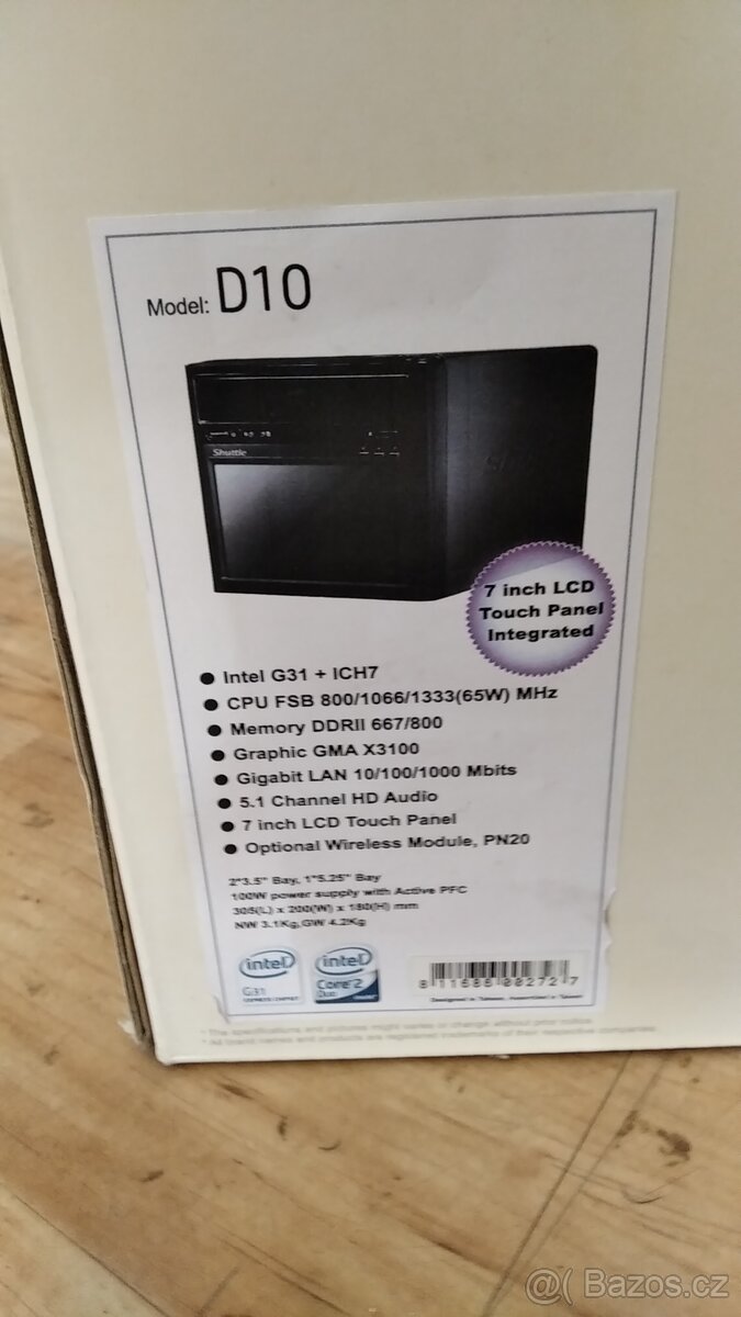 PC Shuttle D10 - Nové - 2