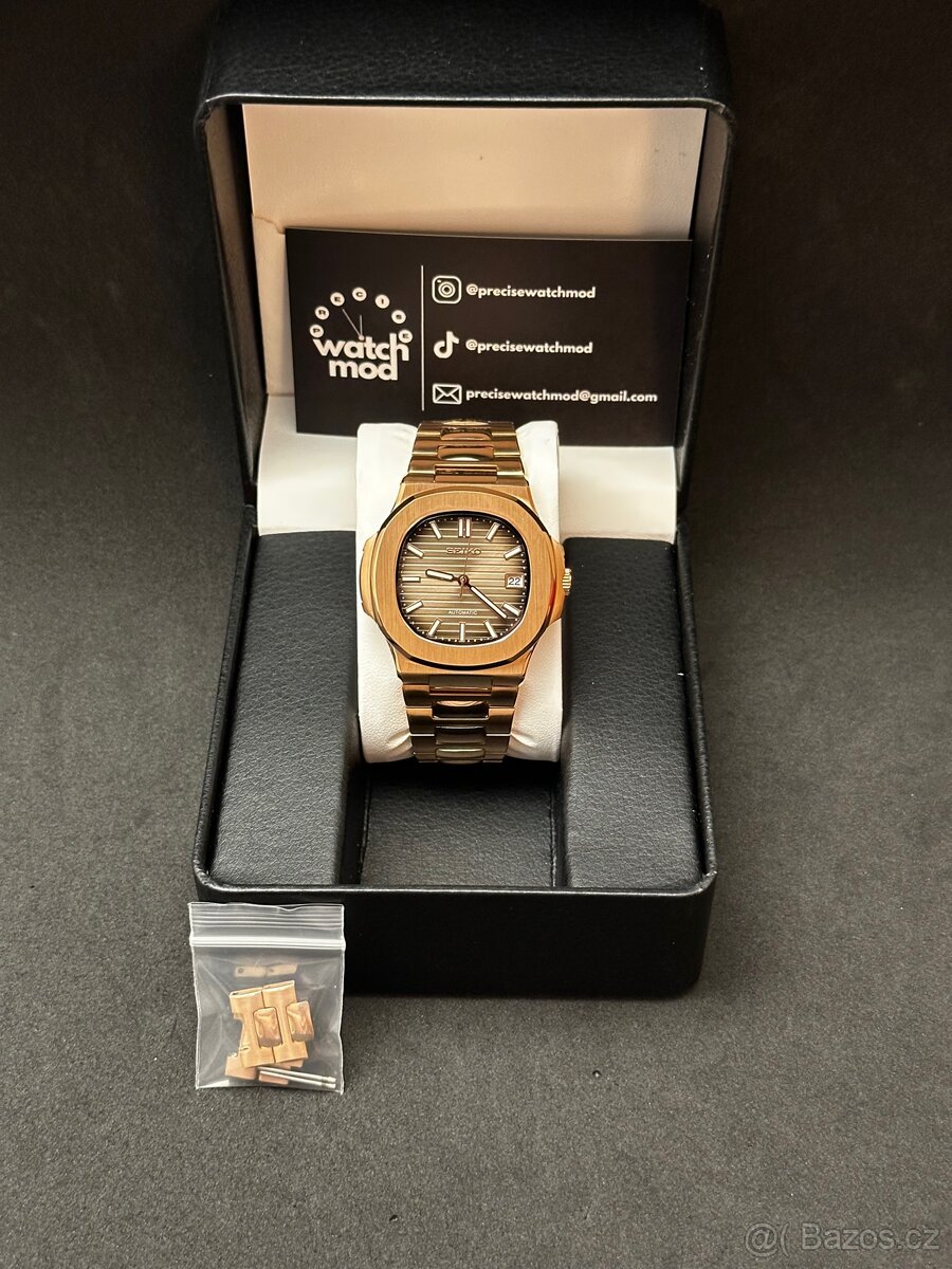 Seiko mod Nautilus Coffee - 2