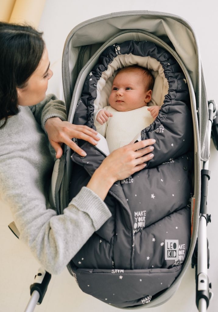 Rostoucí kočárkový FUSAK + RUKAVICE - LEOKID Transformer - 2