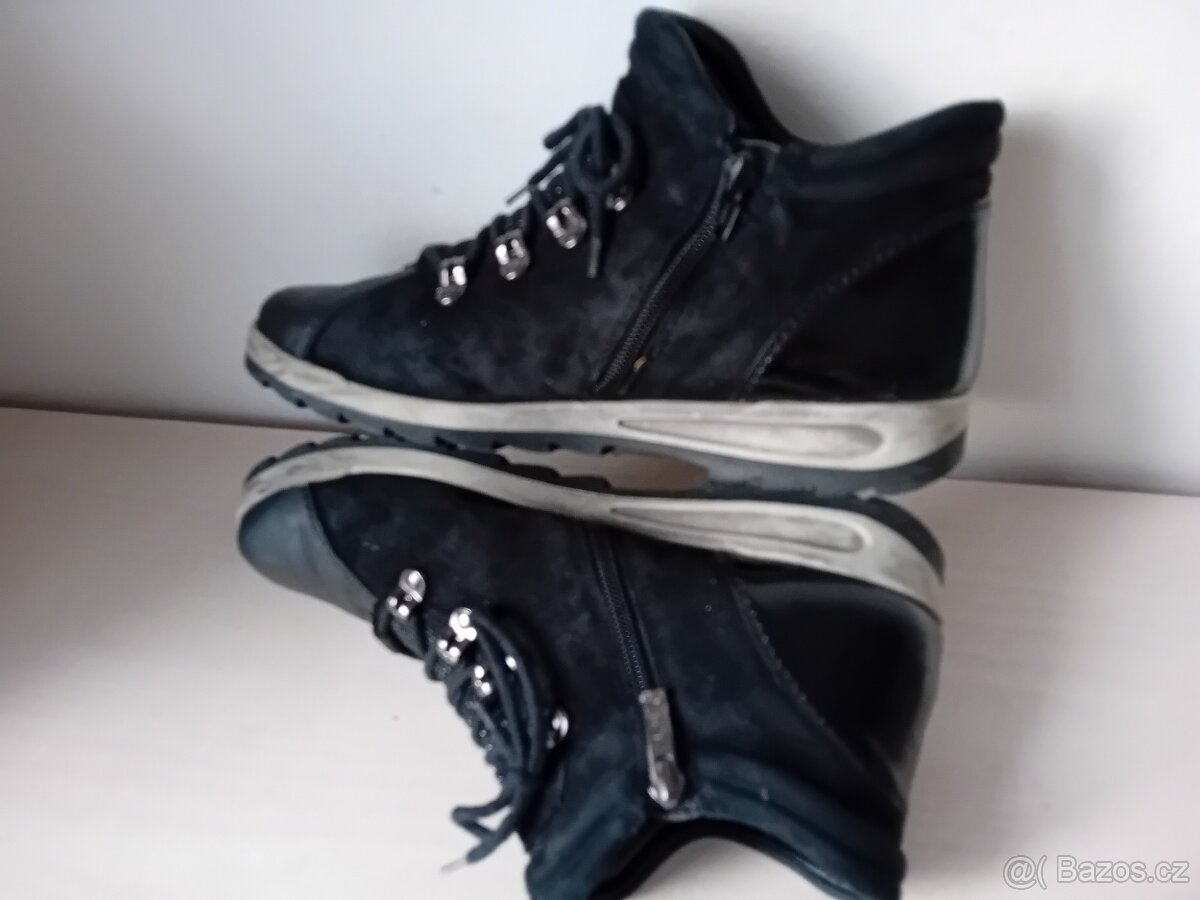 pánské kožené kotník. boty č. 7,5 zn. Luftpolster - 2