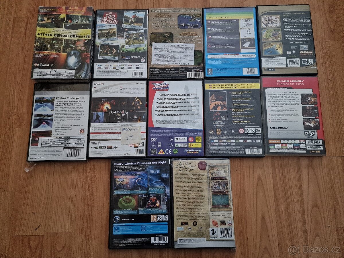 Staré PC hry. Viď foto. Niektoré nové. - 2
