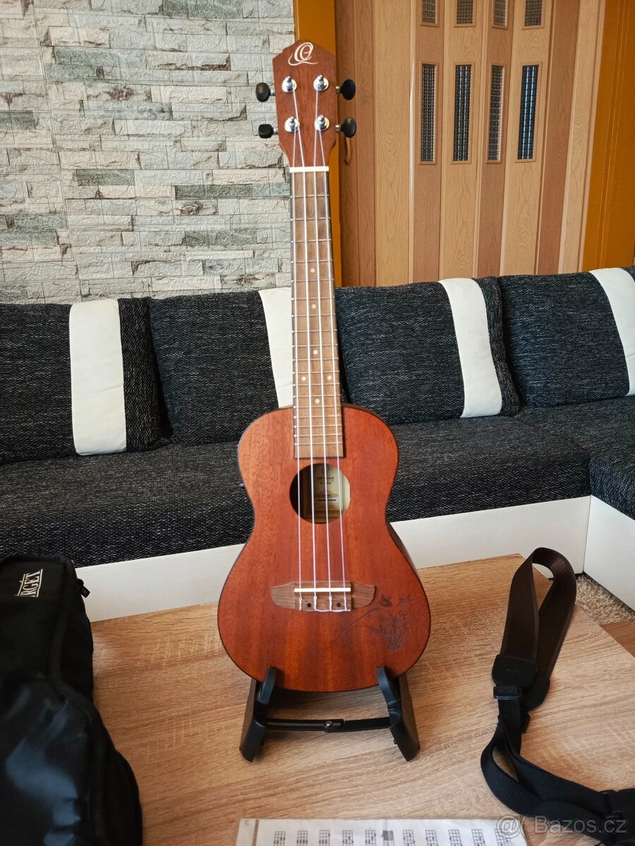Ukulele Ortega(elektrické)RU5MM -CE koncertni - 2