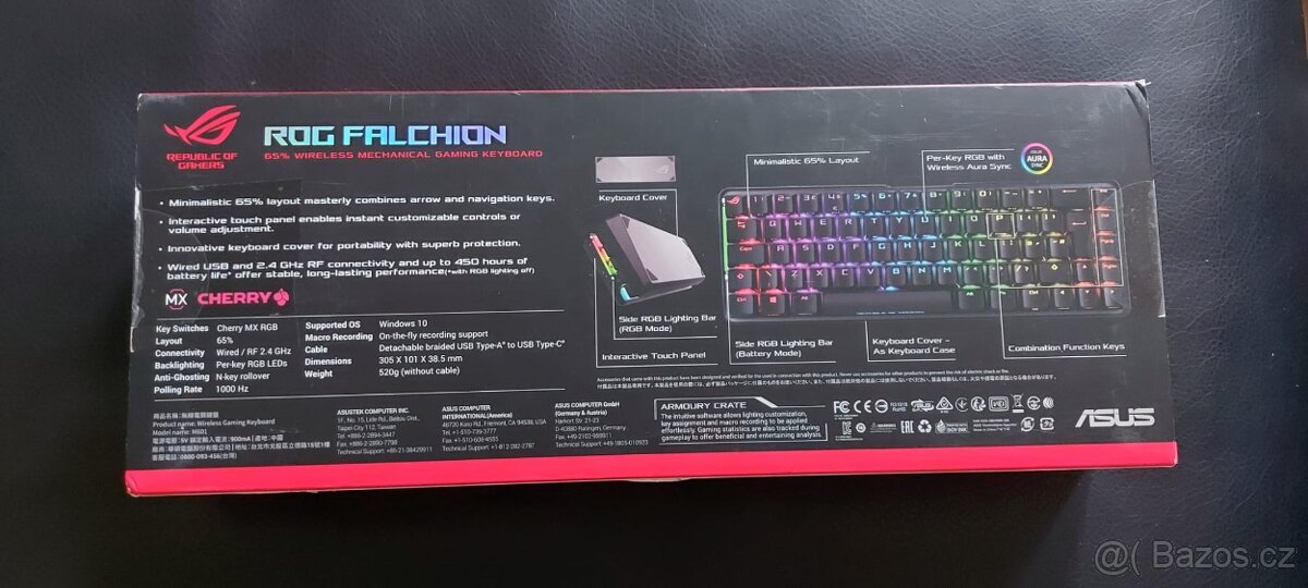 Bezdrátová klávesnice ROG Falchion - 2