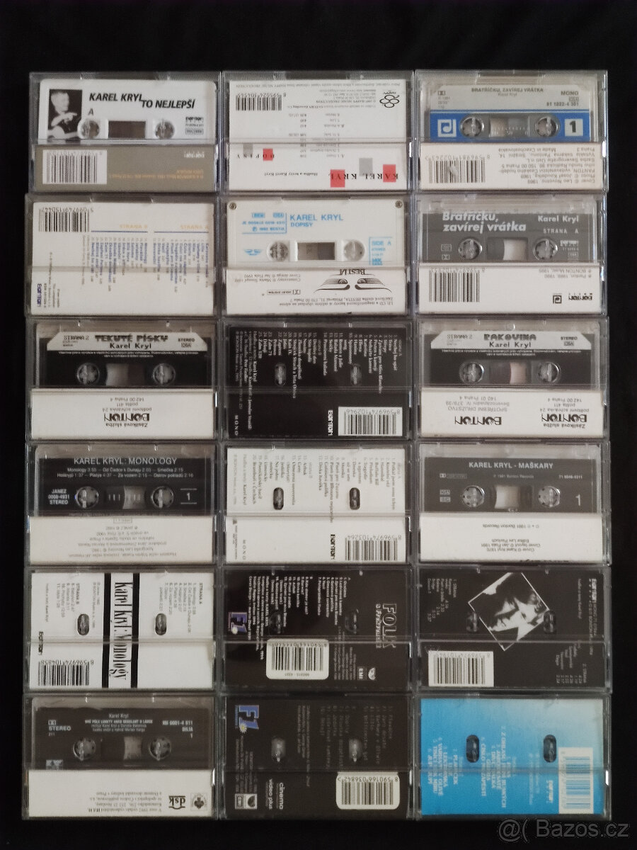 Kompletní sbírka MC kazet Karel Kryl - 2