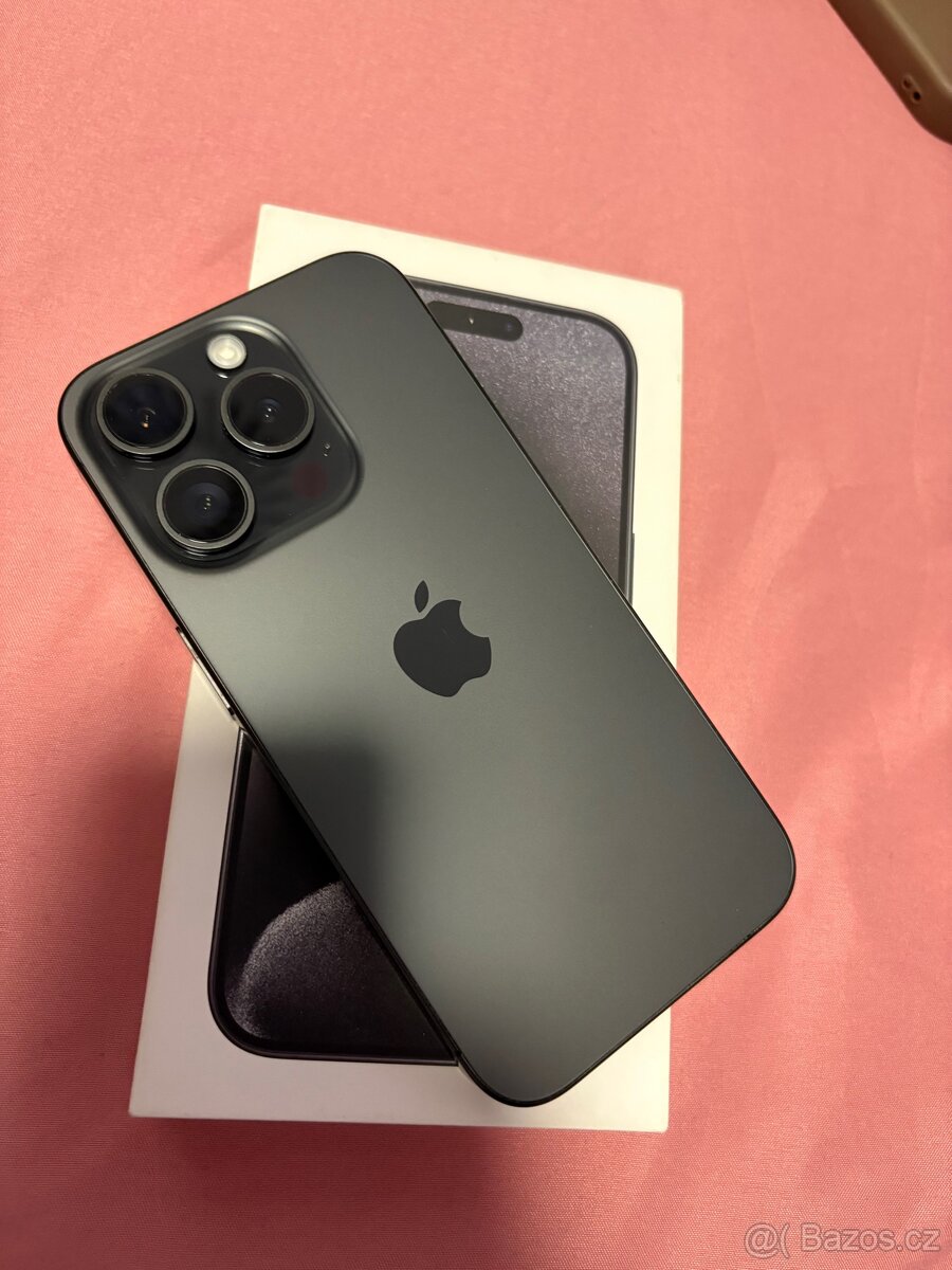 iPhone 15 Pro 128GB – Black Titanium – TOP STAV - 2