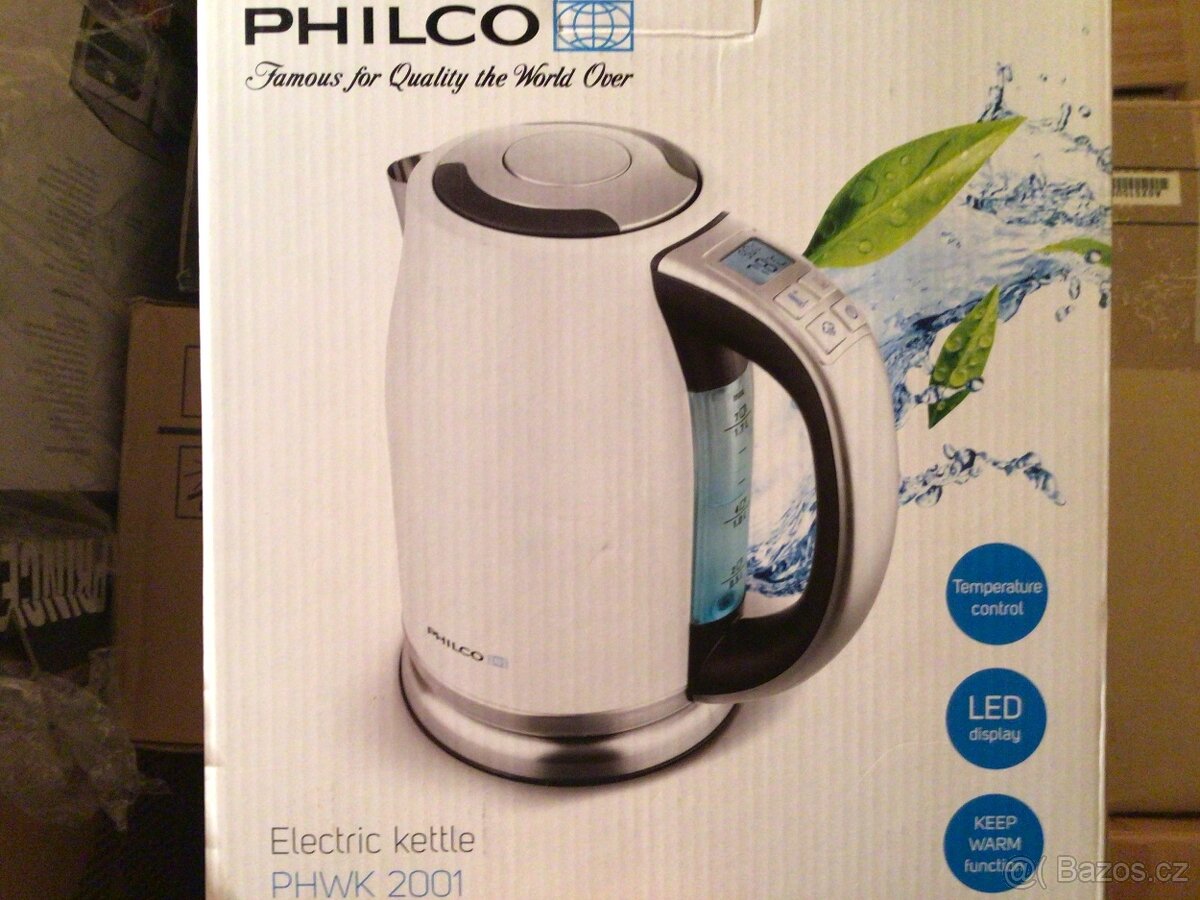 NOVÁ Rychlovarná konvice PHILCO PHWK 2001 PC 1800,- - 2
