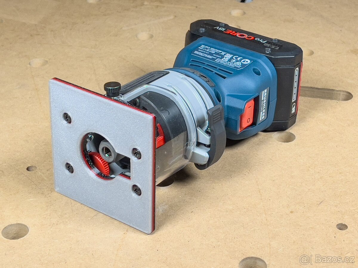 Štvorcová základňa 100x100 mm pre Bosch GKF18V - 8 - 2