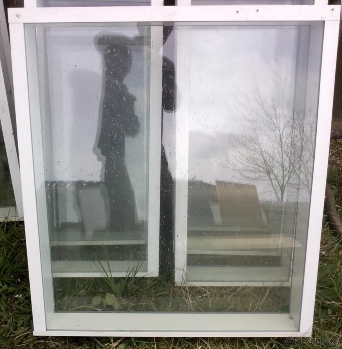 Okna pevná 9 ks s ALU rámem tlustým 10cm a dvojitým zasklení - 2