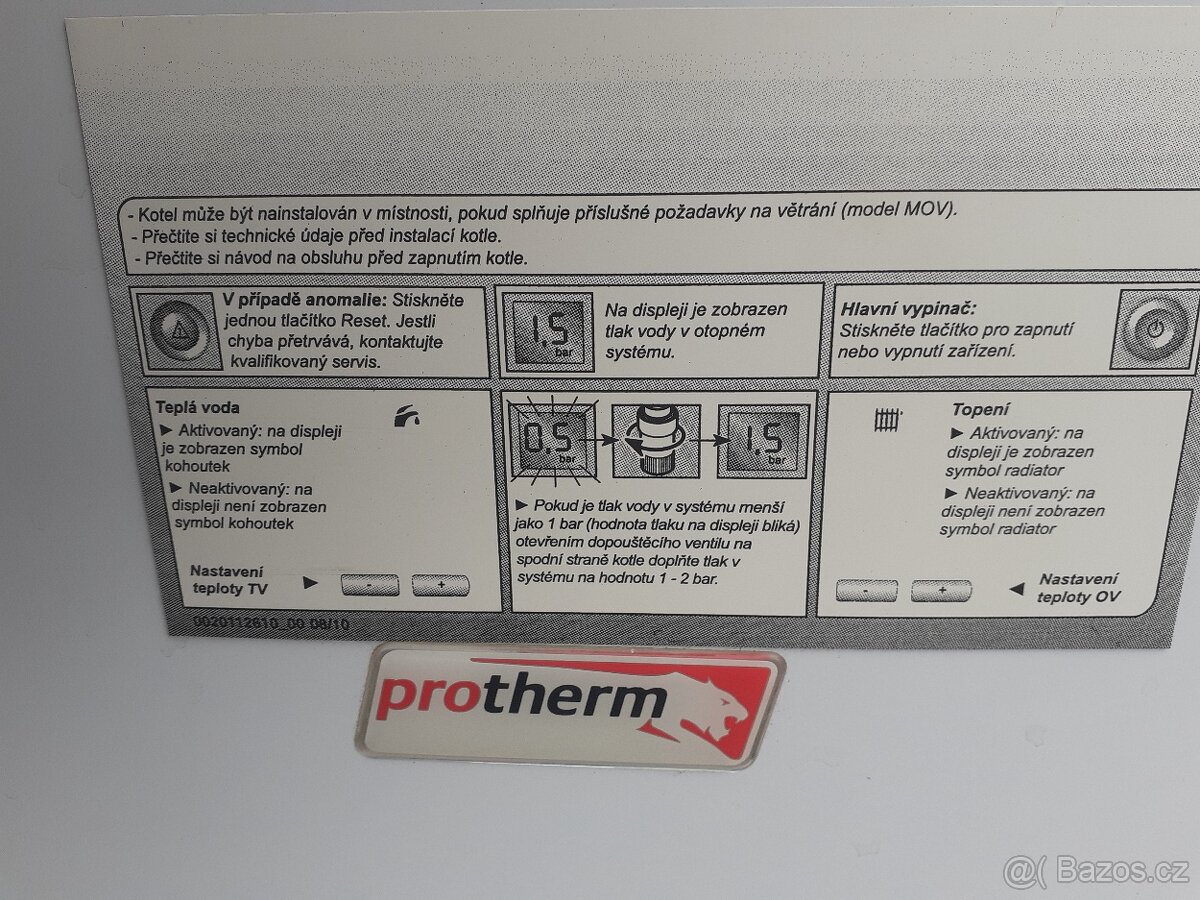 Protherm RYS atmosferický plynový kotel - 2