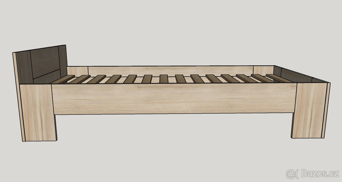 Jednolůžková postel - 2